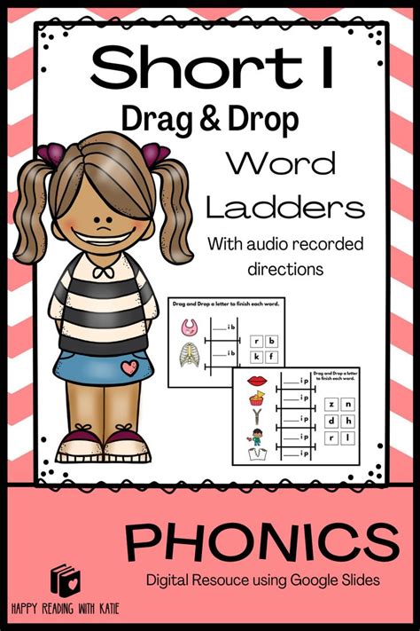 Short I Drag And Drop Word Ladders With Audio Recorded Directions In