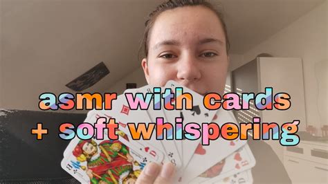 Asmr With Cards Soft Whispering Youtube