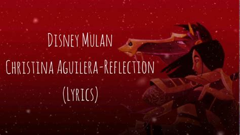 Lyrics To Reflection Mulan Iasenturin
