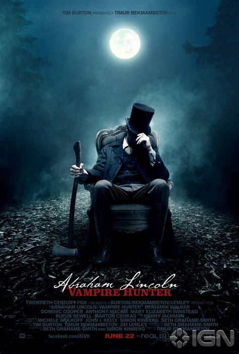 Awesome First Posters For Abraham Lincoln Vampire Hunter Heyuguys