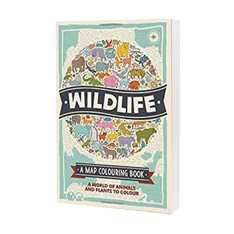 Wildlife A Map Colouring Book By Natalie Hughes