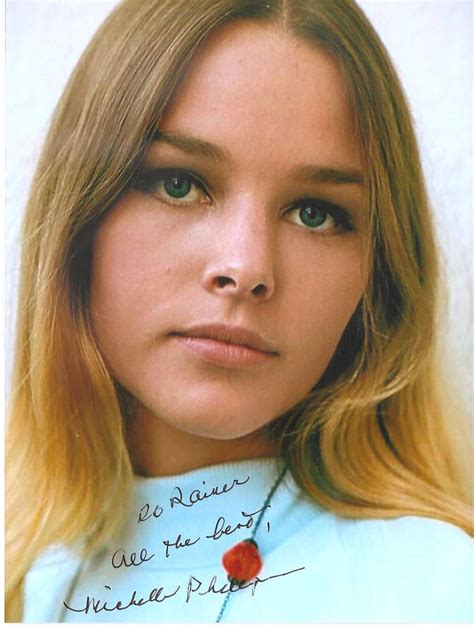 Original Autograph Of Michelle Phillips American Singer And Actress