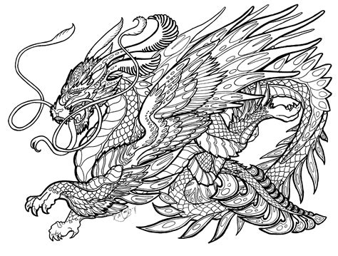Mythical Creatures Coloring Pages For Adults Coloring For Kids