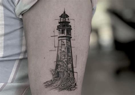 11 Lighthouse Tattoos Ideas Meanings Updated 2024