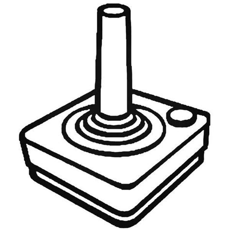 Joystick Atari Decal Sticker Decalfly