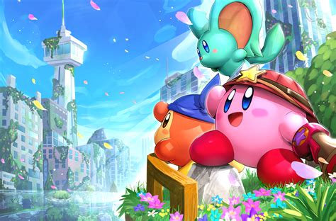 Celebrating The Release Of Kirby And The Forgotten Land🏙️🌿 Kirby And