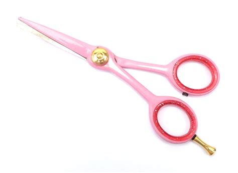 Hairdressing Scissors Pink Left Handed Uk Beauty