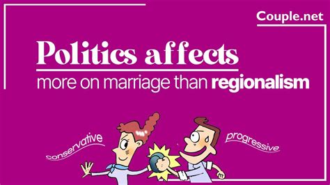 Less Regionalism More Political Conflict Is Affecting Marriage Youtube