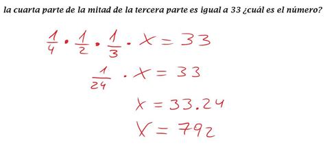 La Cuarta Parte De La Mitad De La Tercera Parte Es Igual A 33 ¿cual Es El Numero Brainly Lat