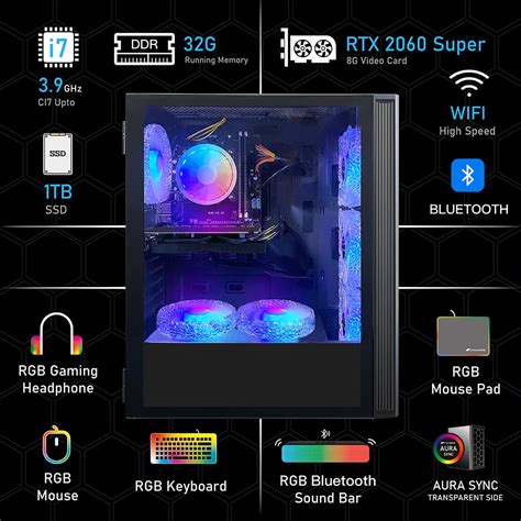 Mua Stgaubron Gaming Desktop Pcintel Core I7 34g Up To 39g32g1tb