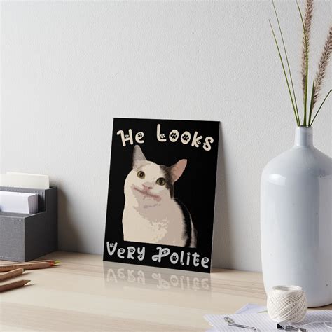 He Looks Very Polite Polite Kitty Cat Paws Ollie The Polite Cat Meme