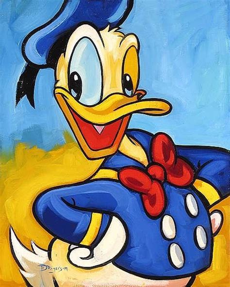 Dashing Donald By Tim Rogerson Disney Fine Art Cartoon Character