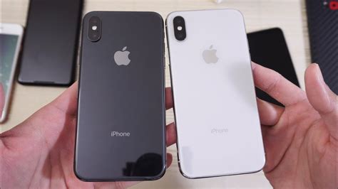 With older iphone models, when you chose the back casing color you also had to consider what was up front. iPhone X - Double Unboxing! All Colors! (4K) - YouTube