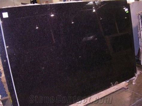 Opalescence Granite Slabs India Black Granite From United States