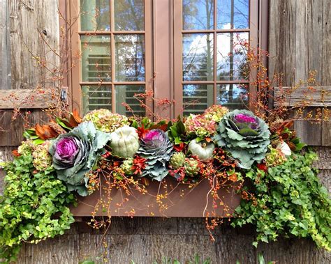 Awesome Autumn Window Boxes Inspirations 14370 Decoredo Window Box