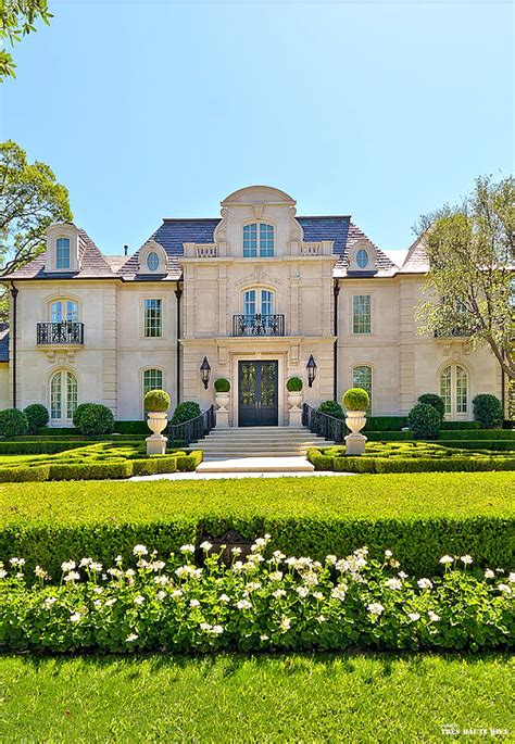 French Chateau Style Residential Estate And Formal Garden French