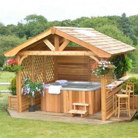 This particular design anchors firmly to any surface you place it upon, and provides you with. 25+ Most Clever DIY Hot Tub Gazebo Ideas For a Joyful Winter