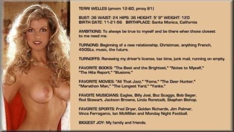 Terri Welles Playboy Playmate December 1980 Bod Girls
