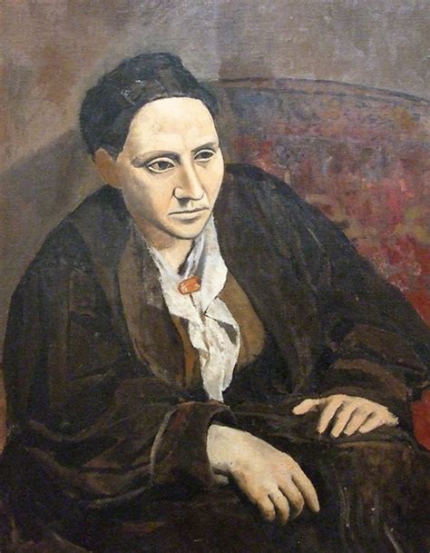 Ipernity Detail Of The Portrait Of Gertrude Stein By Picasso In The