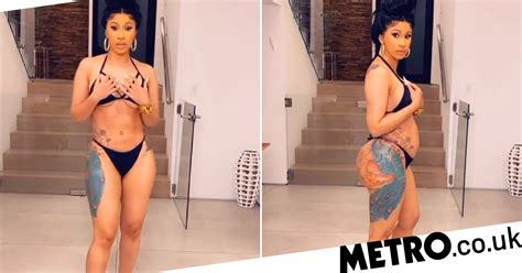 Cardi B Shows Her Real Stomach After ‘sucking In For Bikini Photos