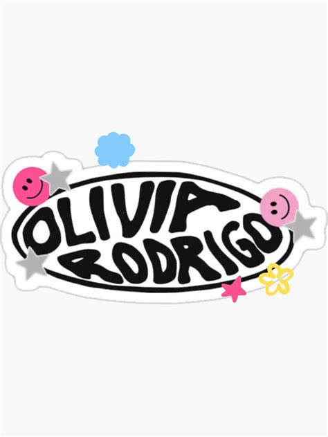 Pegatina Logotipo De Olivia Rodrigo Sour De Sunnyaesthetic Redbubble