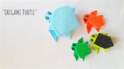 How To Make Easy Origami Turtle Step By Stepeasy Origami Turtlepaper