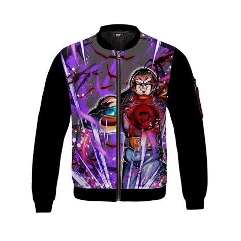 Trunks dragon ball z goku capsule corp bomber jacket. Dragon Ball Z Super Android 17 Powerful Graphic Bomber ...