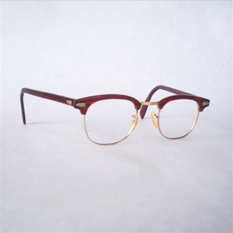 vintage men s combination browline eyeglass frames