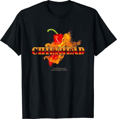 Chili Fan Design Chilihead Chili T Shirt Amazonde Bekleidung