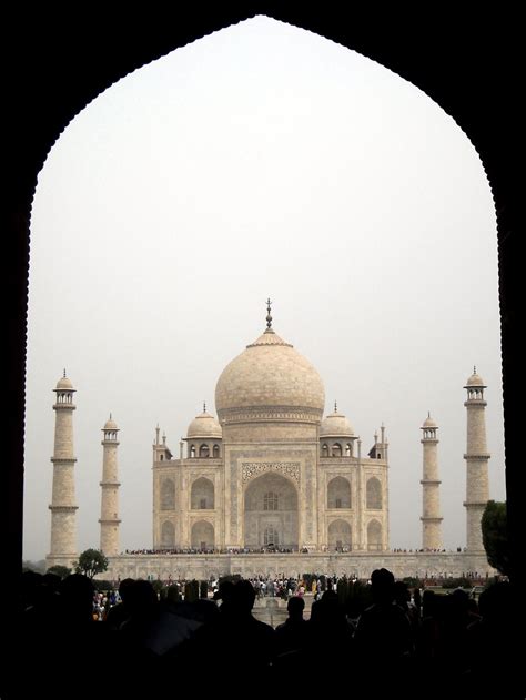 Taj Mahal Mausoleumcaptured Through The Entrance Arch Smithsonian