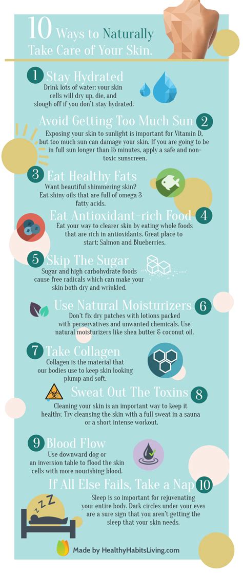 10 Ways To Naturally Take Care Of Your Skin Healthy Habits Living