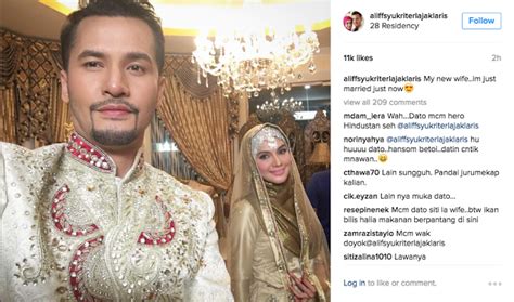 Mengejutkan datin shahida bercerai dengan dato aliff syukri ? Isteri baru Datuk Aliff Syukri diperkenal, "Ini isteri ...