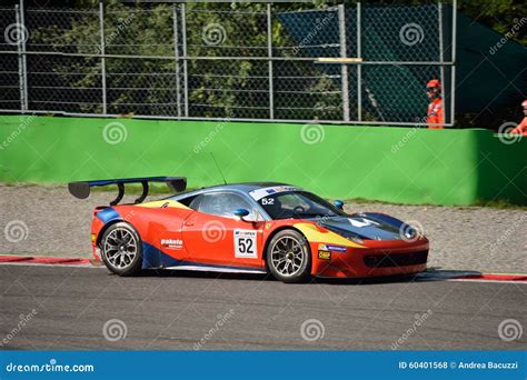 Gt Open Ferrari 458 Italia Gt3 At Monza Editorial Stock Photo Image