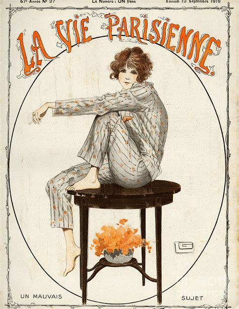 la vie parisienne 1919 1910s france drawing by the advertising archives