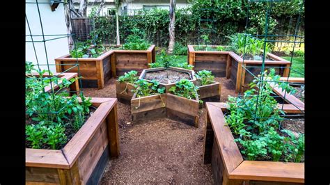 Garden Ideas Raised Vegetable Garden Bed Youtube