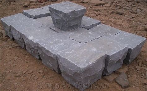 Kandla Grey Sandstone Cubes Kandla Gray Cobbles Stonedelhi Grey