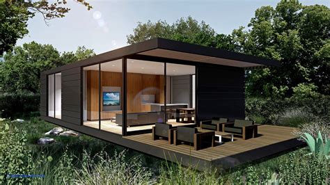 Apartment, house, cottage, flat, land, office, mobile home Modern Prefab Cabins Modular Furniture Definition Log As ...