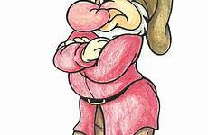 grumpy dwarfs disney dwarf seven drawing snow drawings draw easy cartoon characters pencil step character wikihow sketches color steps dessin