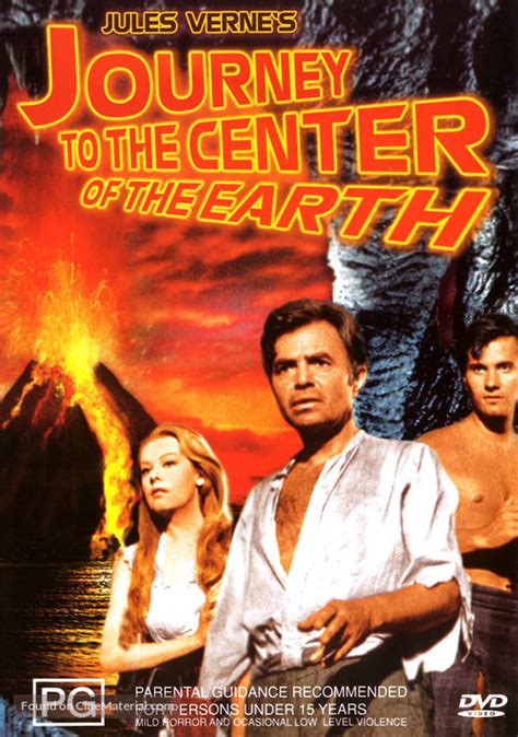 Journey To The Center Of The Earth 1959 Australian Dvd Movie Cover