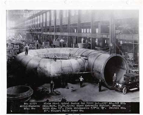 Allis Chalmers Hydro Turbine Component Built For Niagara Falls Power