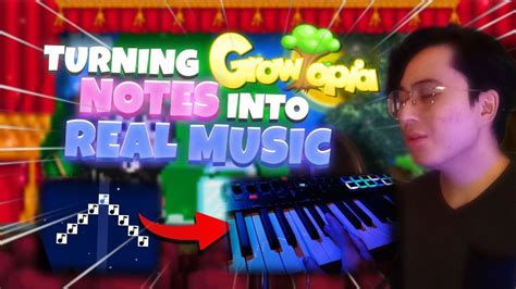 growtopia music sheets in real life here with me cover youtube