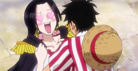 Boa Hancock And Luffy Stampede