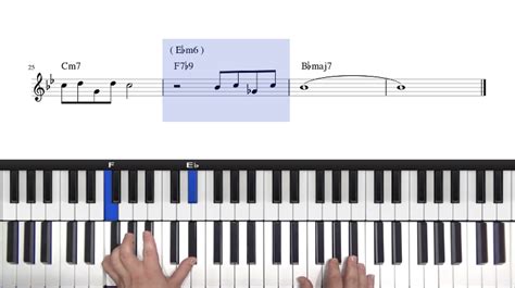 Never Let Me Go Piano Tutorial Chords Voicings Transcription