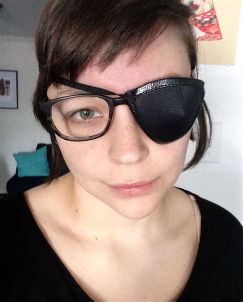 Me Wearing My Eyepatch Posh People Blind Girl Patches