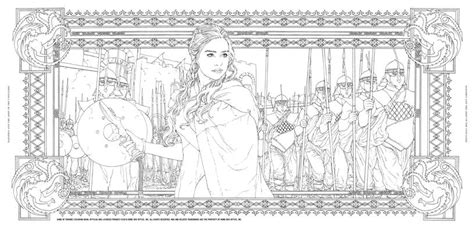 They have affection for their friends and fury for their enemies.. Game of Thrones: A New Coloring Book Let's You Color In ...