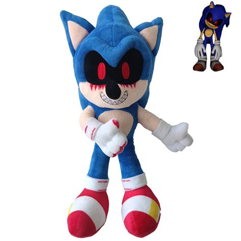 buy 37cm 14 6 sonic exe plush new evil sonic plush doll ideal collection for cartoon sonic