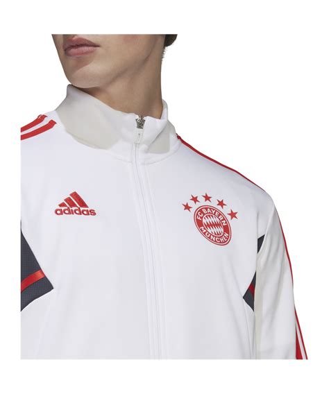 Adidas Fc Bayern München Tracksuit White
