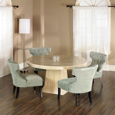 And as we've already made sure each set is perfectly coordinated, you won't have to spend time looking for matching dining tables or dining chairs. Small Round Dining Tables for Big Style Statement