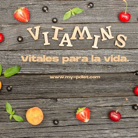 Vitales Para La Vida Vitaminas My Nutrición