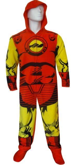 Hooded Marvel Comics I Am Iron Man One Piece Pajama Iron Man Onesie Onesie Pajamas One Piece
